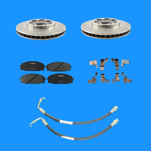 Front Disc Brake Repair Kit suitable For Toyota Hiace 2005 2006 2007 2008 2009 2010 2011 2012 2013 2014 2015 2016 2017